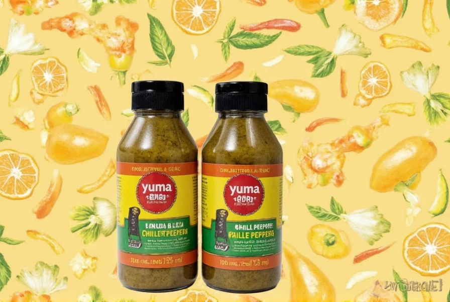 Chile pepper Yuma on wooden table