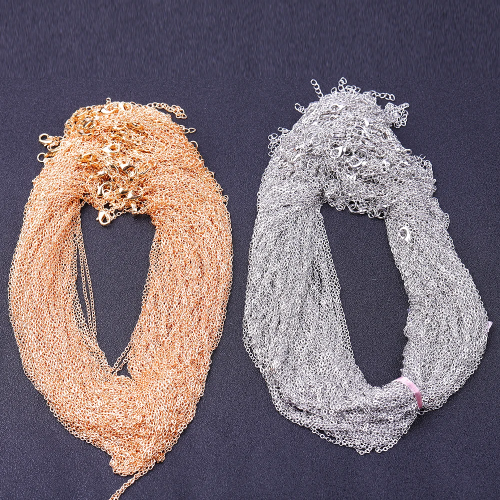 

Chain necklace Korean wax line Black PU leather lobster buckle necklace lanyard