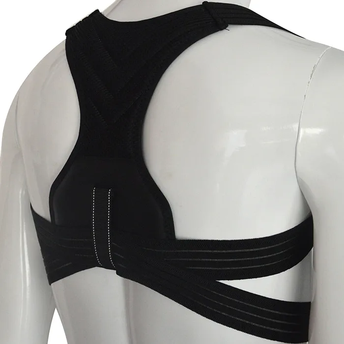 

Wholesale Neoprene Customize Adjustable Pain Relief Back Shoulder Brace Belt Posture Corrector, Black