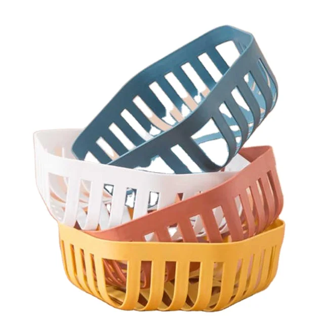 

Hollow Fruit Basin Fruit Basket Home Drain Basket Kitchen Wash Basket MZL