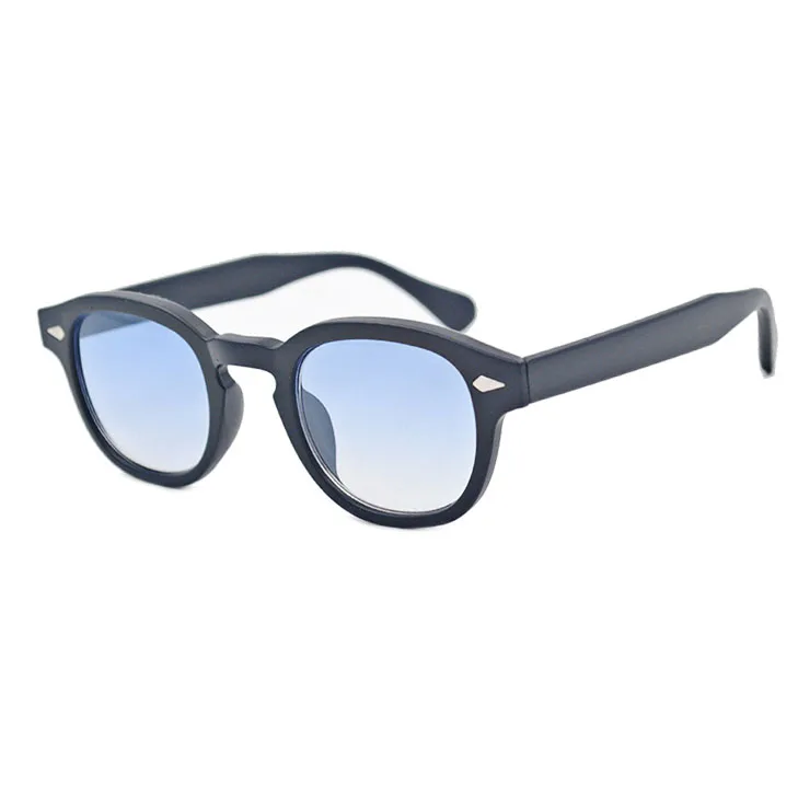 

Johnny Depp Wholesale Retro Oval Unisex Sunglasses with Mental Trim