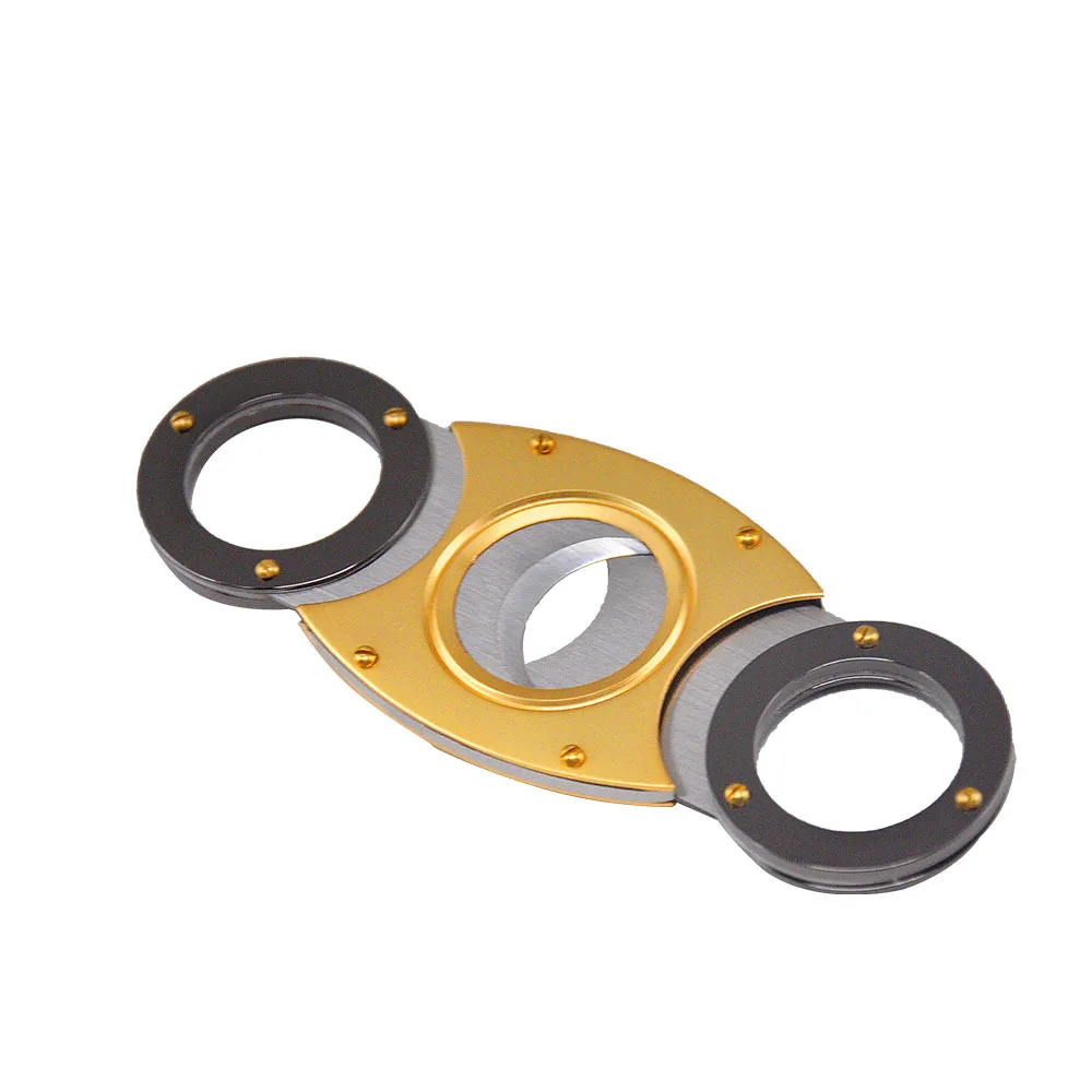 

Hot sale new arrival accept custom New design stainless steel creative metal cigar cutter high quality metal cigar cutter