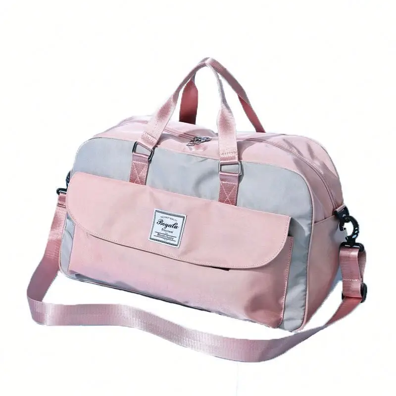 

Large Capacity Fashion Fitness Swim Sport Leisure Travel Duffel Gym Bag with Dry & Wet Pocket for Women