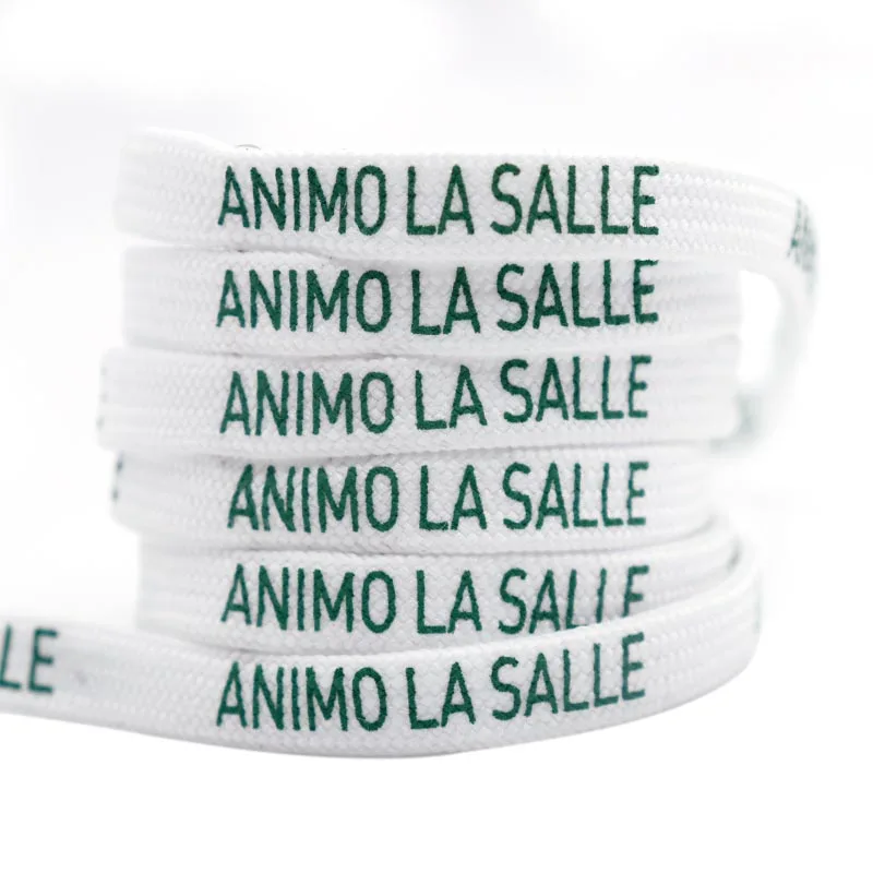 

Weiou Printing Amino English Letter 60-200cm Length White Flat Polyester Printed Shoelaces for jordans 11 Causal Shoes, Red, white, black, grey, etc