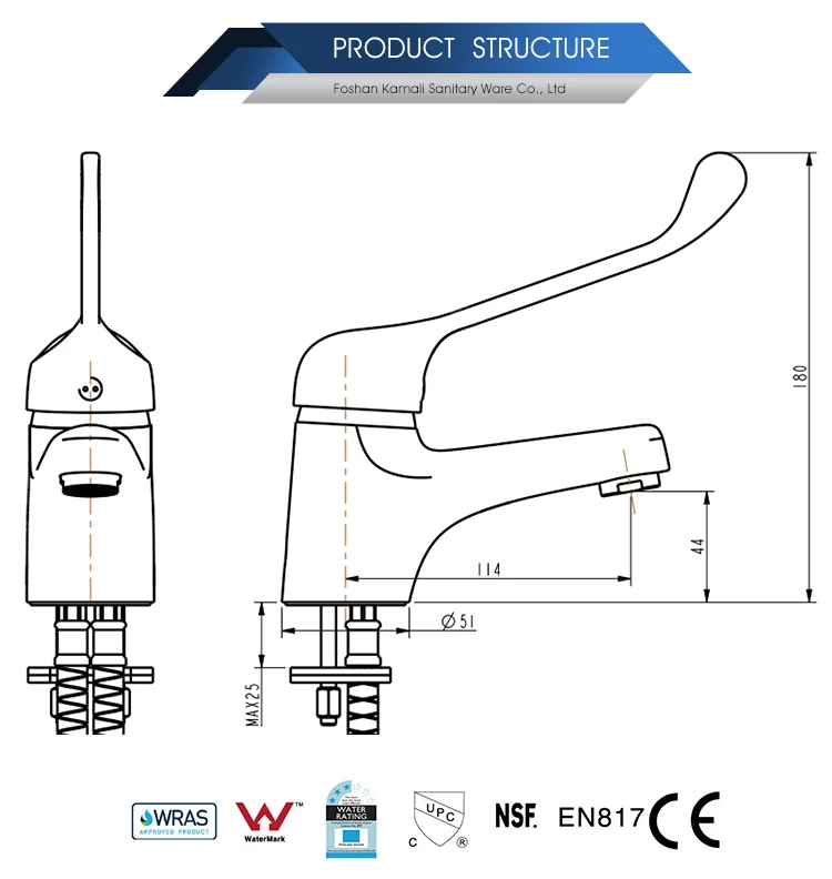 Kamali wenzhou widespread vanity washbasin watermark water saver bidet basin sink faucet