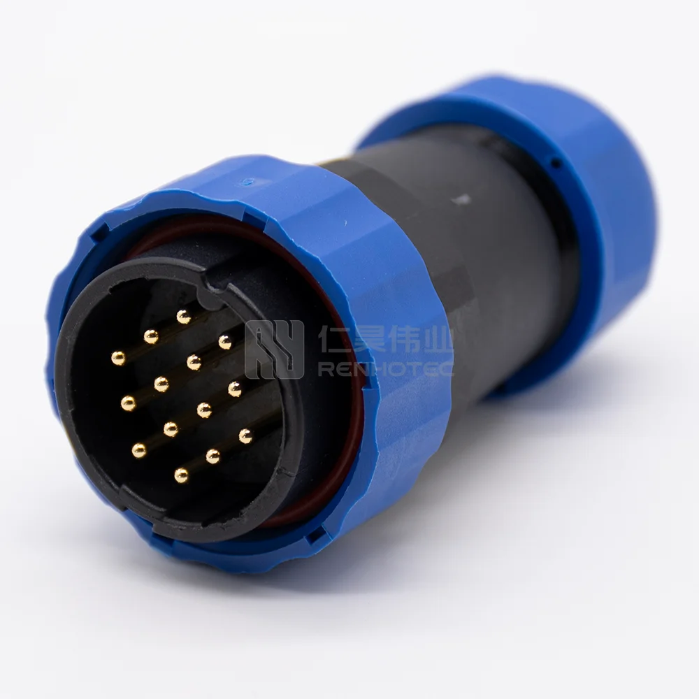 

14 Pin Cable Connector SP2910/P14 Waterproof Circular Plastic Electrical Plug