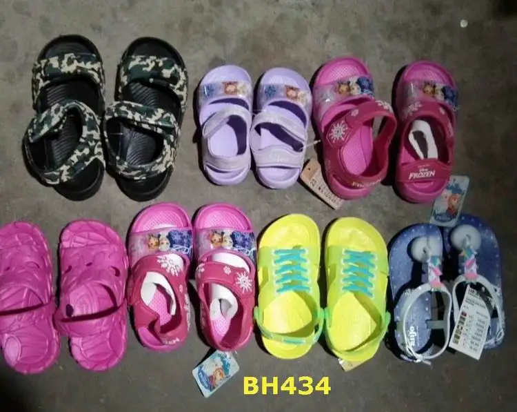 
stock lot shoes flip flops child sandal custom kids beach slippers flip flops wholesale 