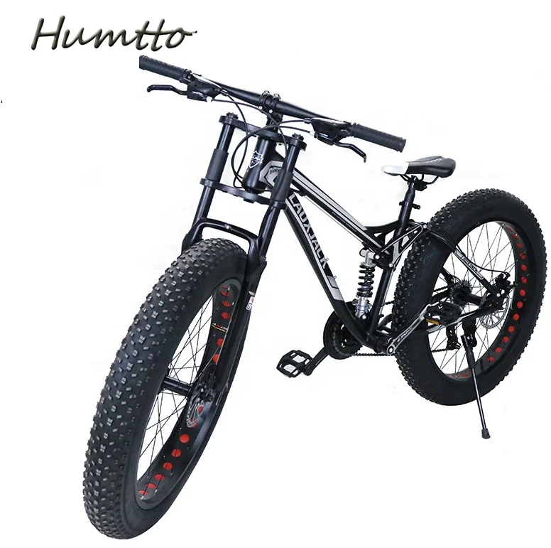 

Hot sell 26 inch full suspension fat tyre MTB mountain bike bicycle fat bike, Customized