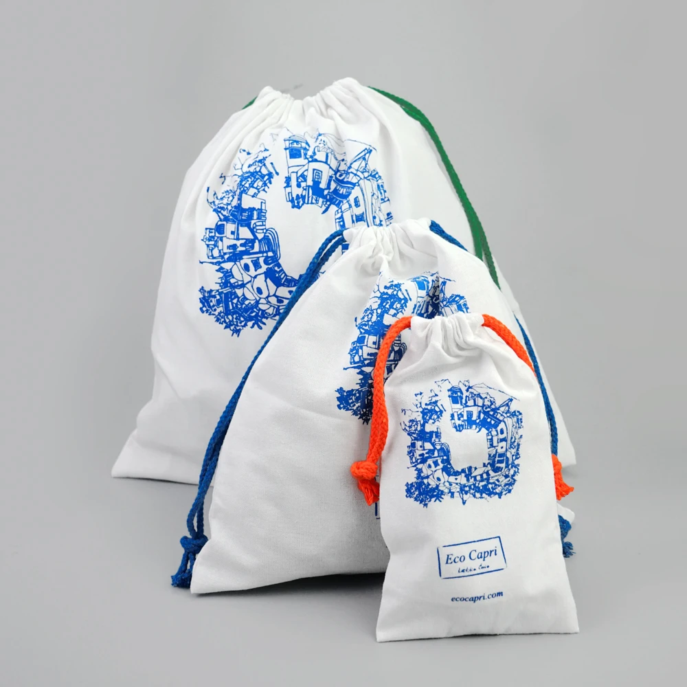 

Workmanship Promotional High Quality Drawstring Bag Cotton Dust Bag, White,black,blue,pink,purple etc
