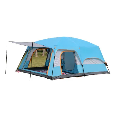 

Outdoor Family Double Layer Waterproof outdoor largee camping tents