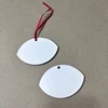 wooden Christmas tree ornaments sublimation image available United States football shape