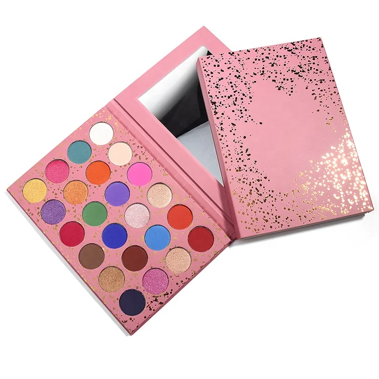 

2020 New Arrivals 24 Color Maquillaje No Logo Waterproof Pink Eyeshadow Palette