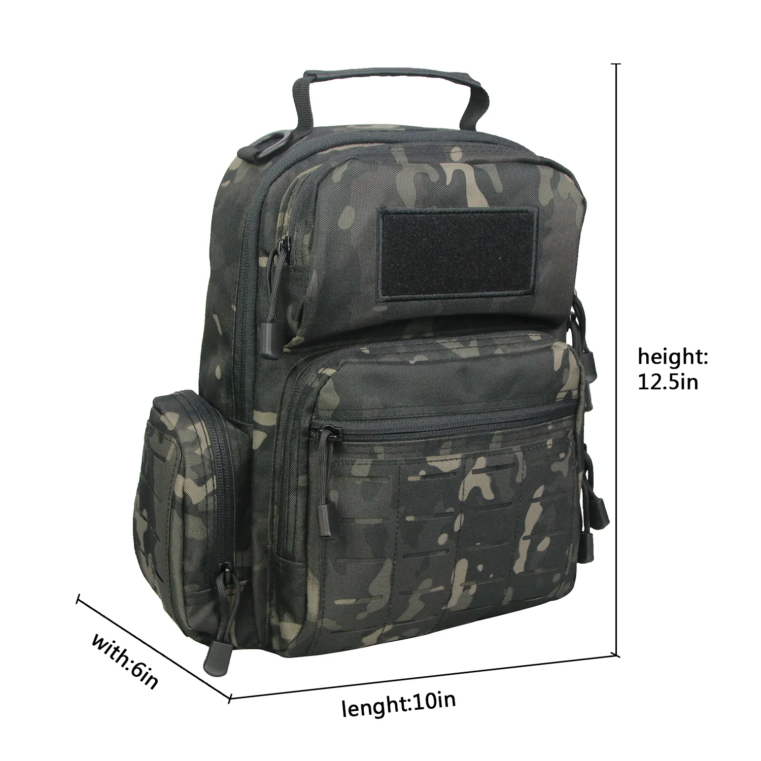 

Sport Fasion Highland Tactical Military Tactical Outdoor Waterproof Backpack Bag, Black multicam