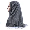 New fashion Muslim scarf European and American street scarf Arab solid color headband National wind cover