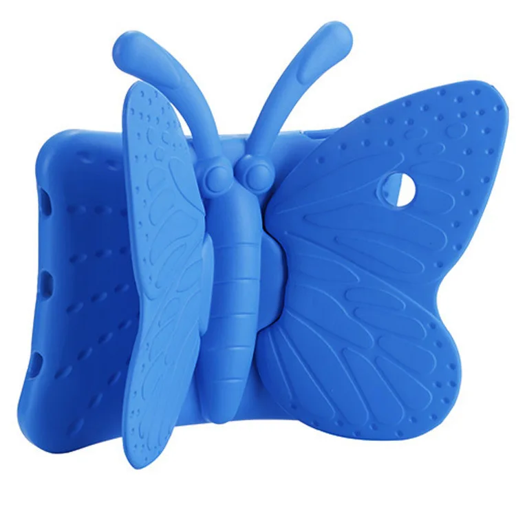 

Trendy drop-proof Children EVA Rubber Butterfly Cartoon Tablet Cover for Kids for Ipad 10.2 2019/2020/2021, Multi colors