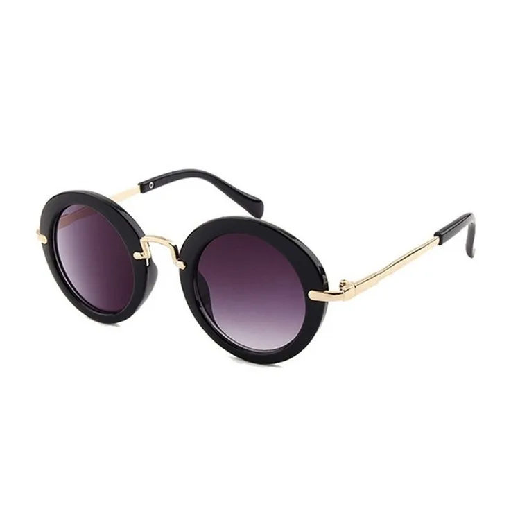 

Cheaps Cute Kids Flower Sunglasses Round Shape Pink Kids Sunglasses Flexible Retro