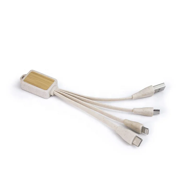 

Free sample eco friendly charging cable 4 in 1 universal multi function usb cable fast charging