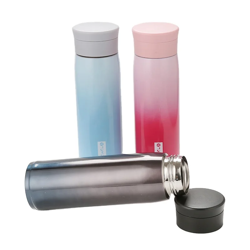 

500ml 17oz Vacuum Insulated Double Wall Stainless Steel water bottle, Black, white, green and custom color