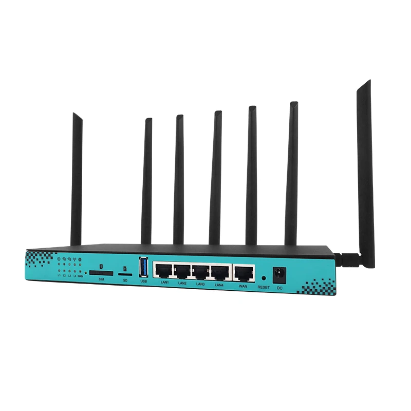

16MB Flash 256MB RAM MTK7621A 1200Mbps Dual Band 2.4Ghz&5.8Ghz 4G/5G Wireless Wifi Router, Black