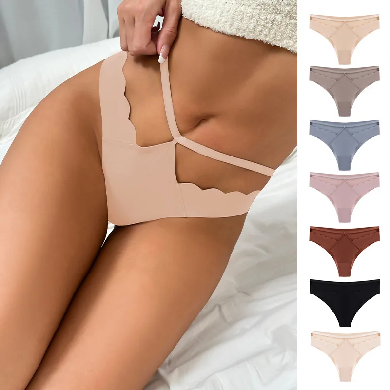 

FINETOO 2023 Women Panties Seamless Breathable Lace Design New Fashion Female Underwear Sexy Girl's Underpants Hot Underwear