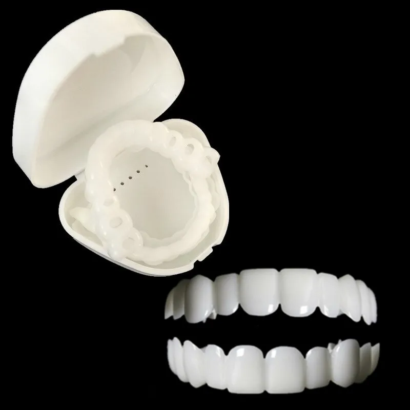 

snap smile customized label Upper and lower False teeth cover Perfect Smile Veneers Comfort Fit Flex Denture braces