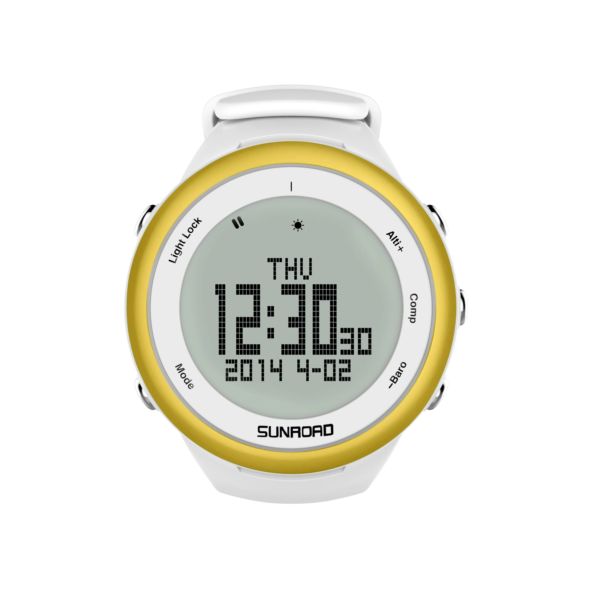 

Hot Selling Multifunctional Outdoor Sports Waterproof Digital Watch, Yellow