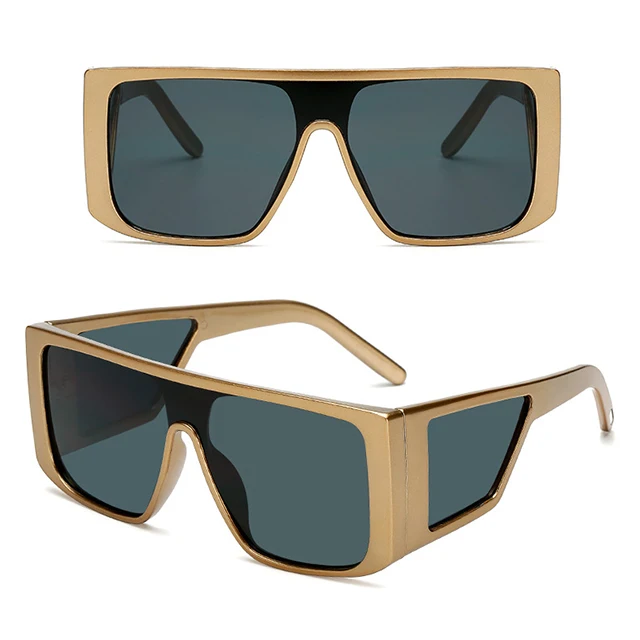 

DLL6935 Trending women sunglasses Oversize big frame fashion glasses 2020