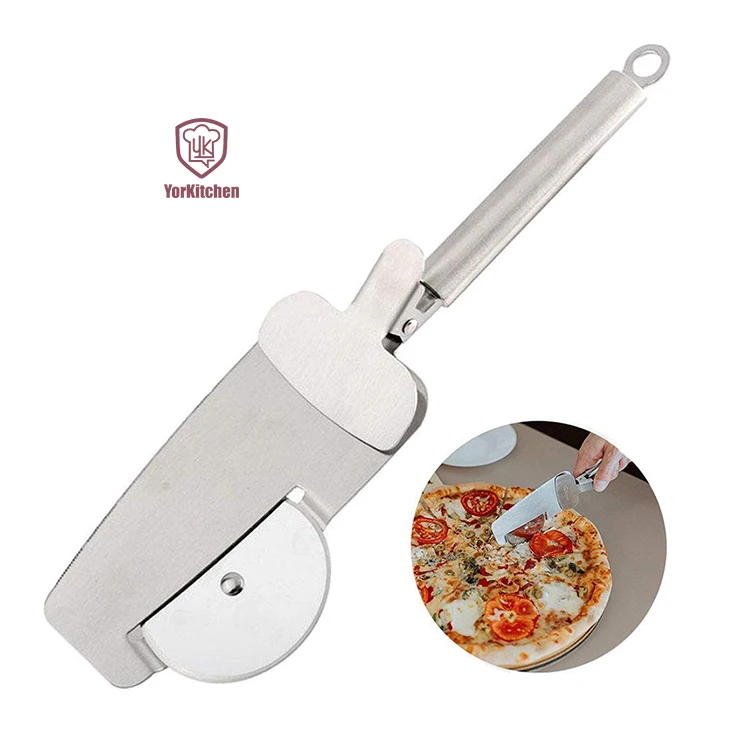 

Stainless Steel Pizza Cutter Sharp Cutting Wheel Slicer Pizza Cutter Wheel Shovel