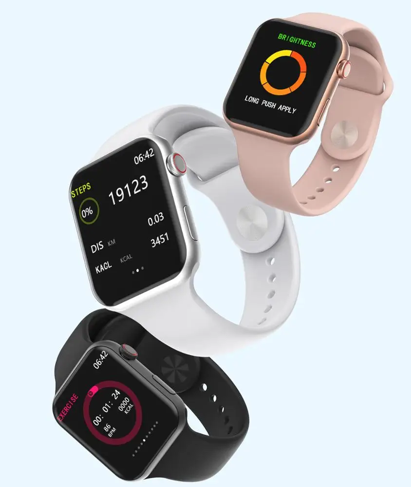 

Sports Tracker Smart Watch Apple Android Full Fouch Screen F10 Blood Pressure Fitness Watch