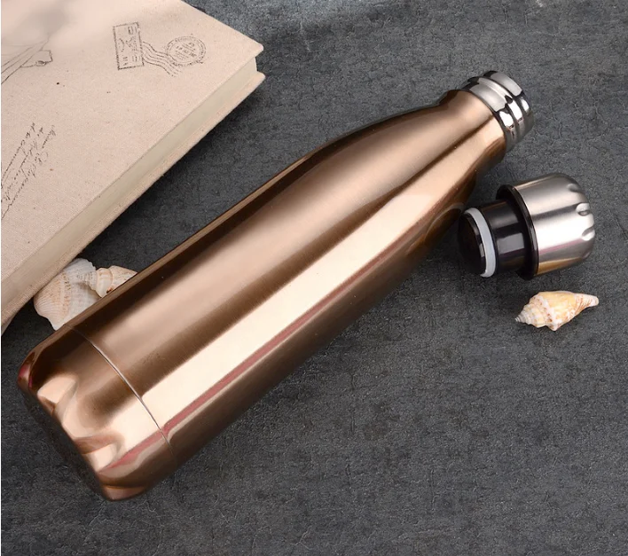 Vacuum Insulated Water Bottle 18/8 Stainless Steel Double Wall Travel Bottle drinking bottle BPA Free Thermos Vacuum Flask