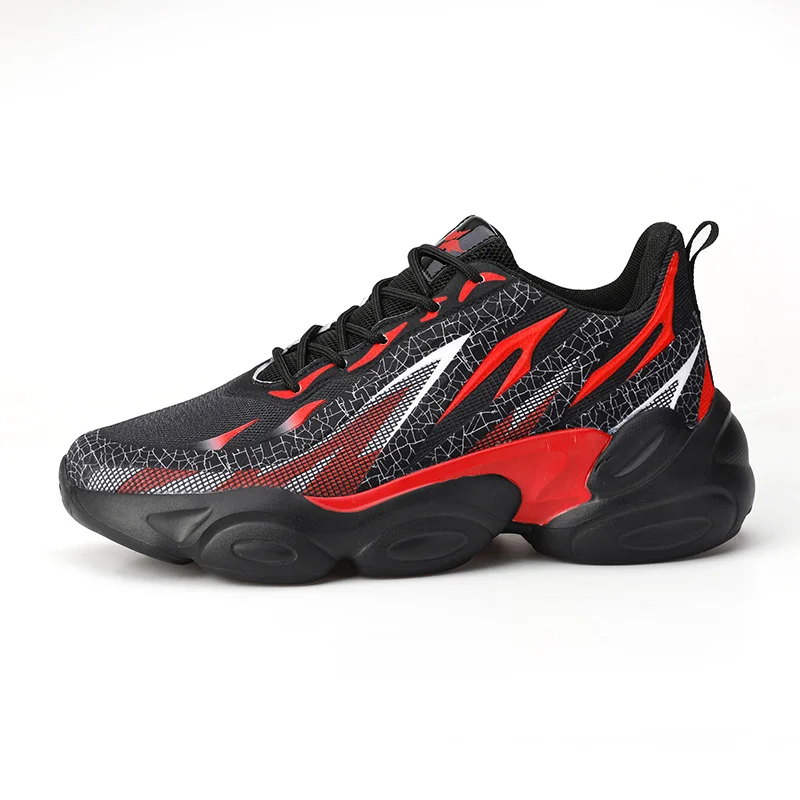 

China Factory Fashion Low Price Durable Lace-up Non-slip Sneaker for Men with for Running Shoes