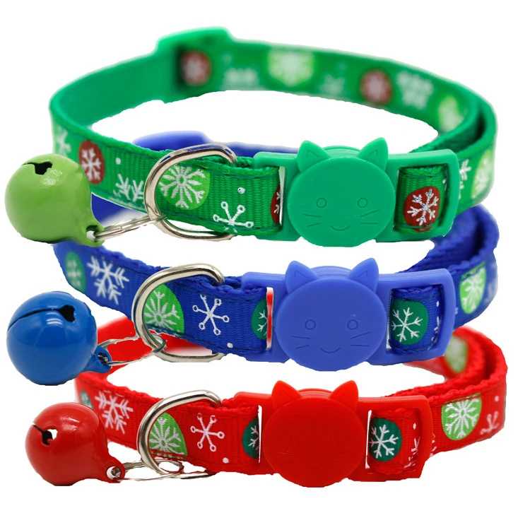 

Luxury Dog Cat Christmas Snowflake Winter Ornaments Dog Neck Collar Pet Decorative Collar