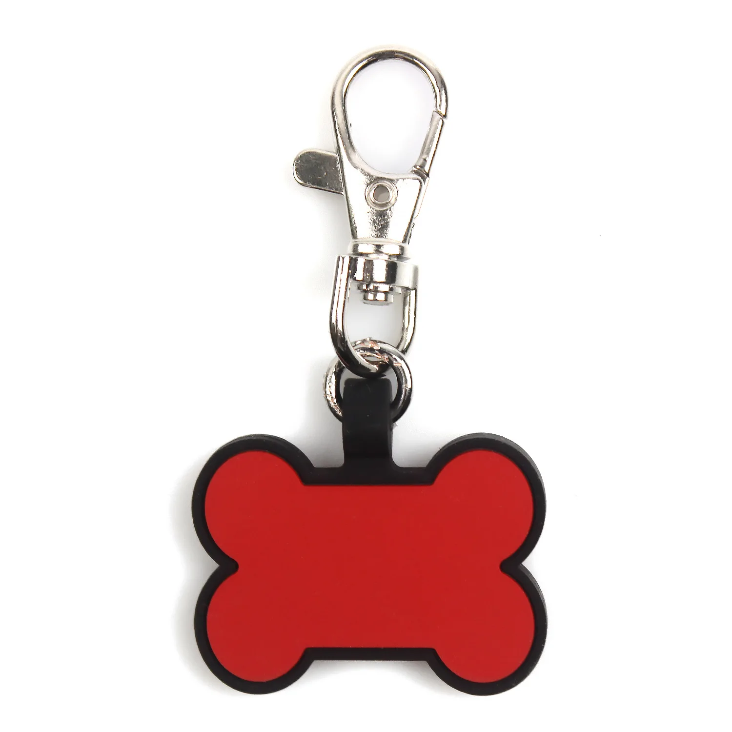 

2022 Newest Best Selling Bone Shape Silicone Dog Tag Silicone Tag Pet Keychain
