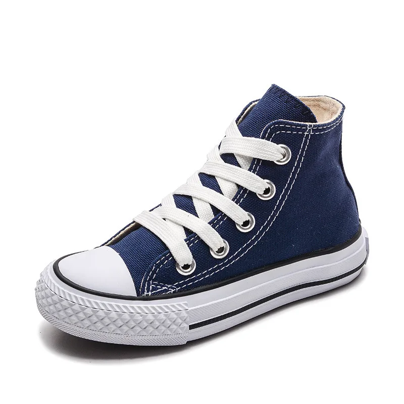 

China manufacturer wholesale new model OEM custom sport model boys girls kids children casual canvas shoes, 3 colorways