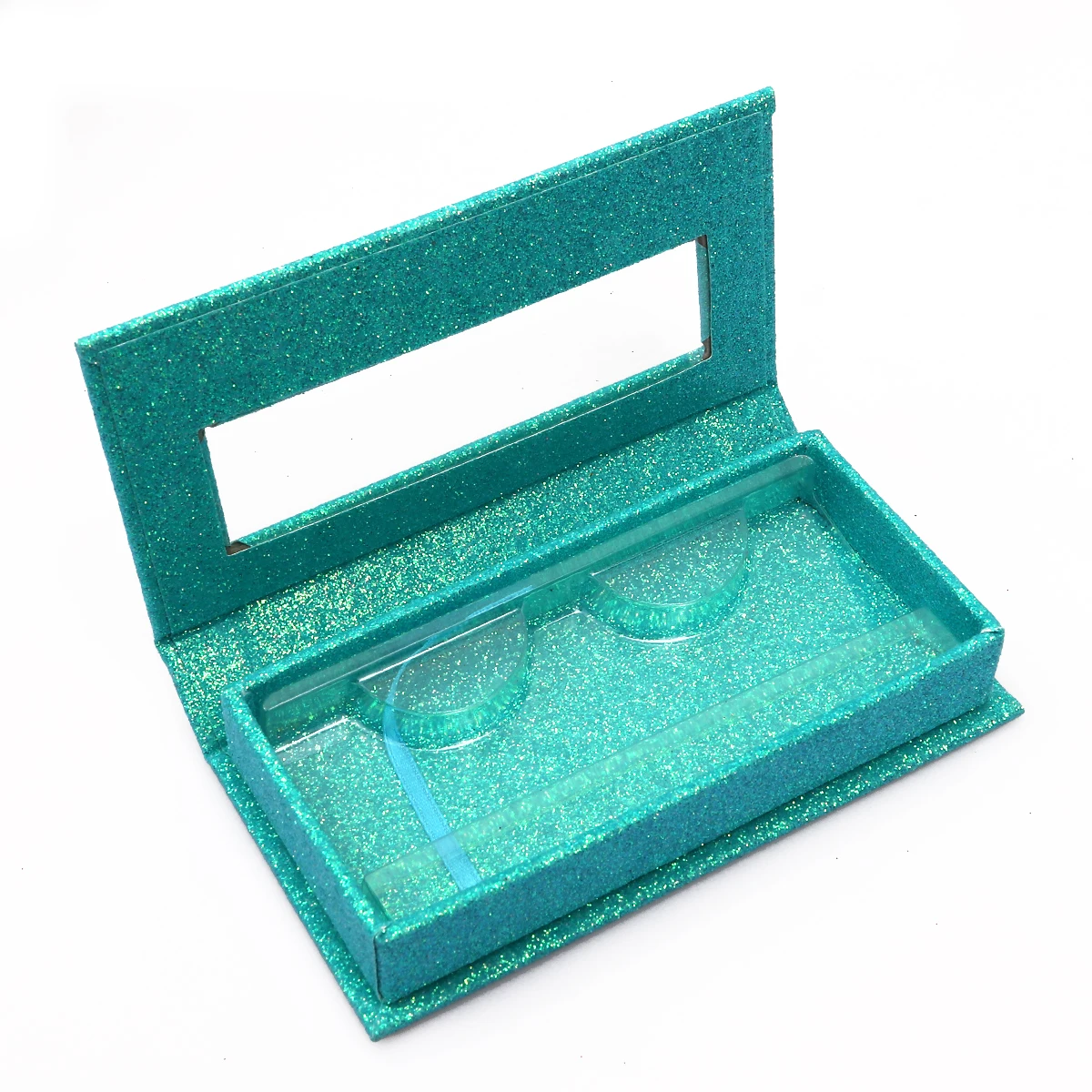 

100% real mink lash box 3D Faux Mink Eyelashes packaging, Natural black