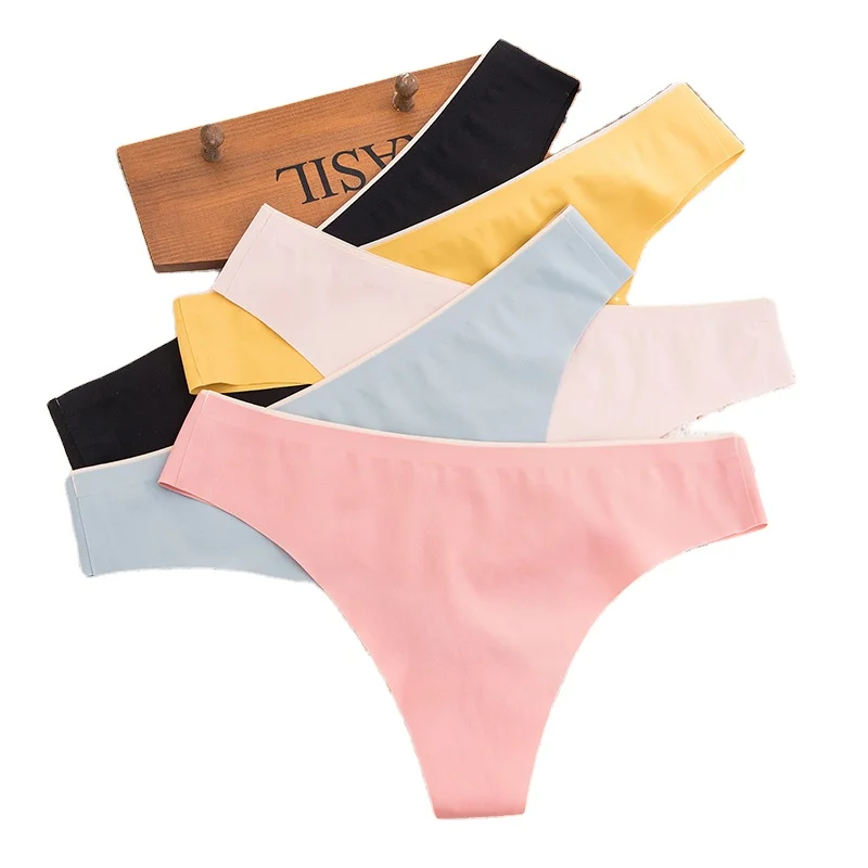 

3112 Woman High Quality Middle Waist Cotton Ladies Panties Underwear Seamless Girls Breathable Briefs cotton thong