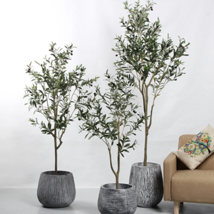 

Fake Realtouch Plants 210Cm Faux Olive Tree 180Cm Artificial Olive Tree Bonsai Tree For Indoor Office