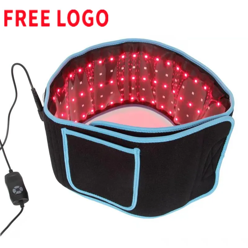 

Hot sell portable 660nm 850nm infrared physical laswr belt red light therapy wrap laser 360 body shape slimming lipo belt laser