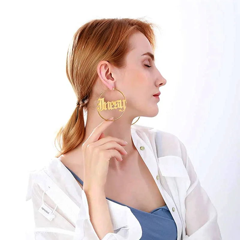 

2021 Big Earrings Clip On Charm Jewelry Set