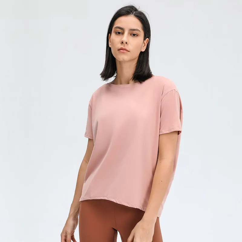 

Wholesale Custom Logo Fitness Yoga Wear Shirt Sports Crop Top