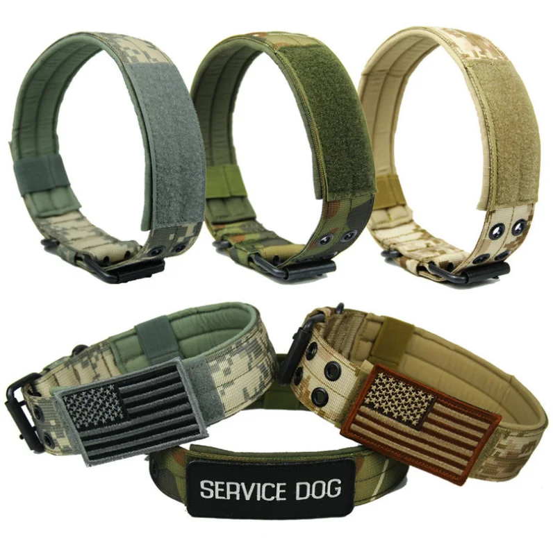

Tactical Pet Durable Nylon Padder Dog Training Adjustable Collar, Customized