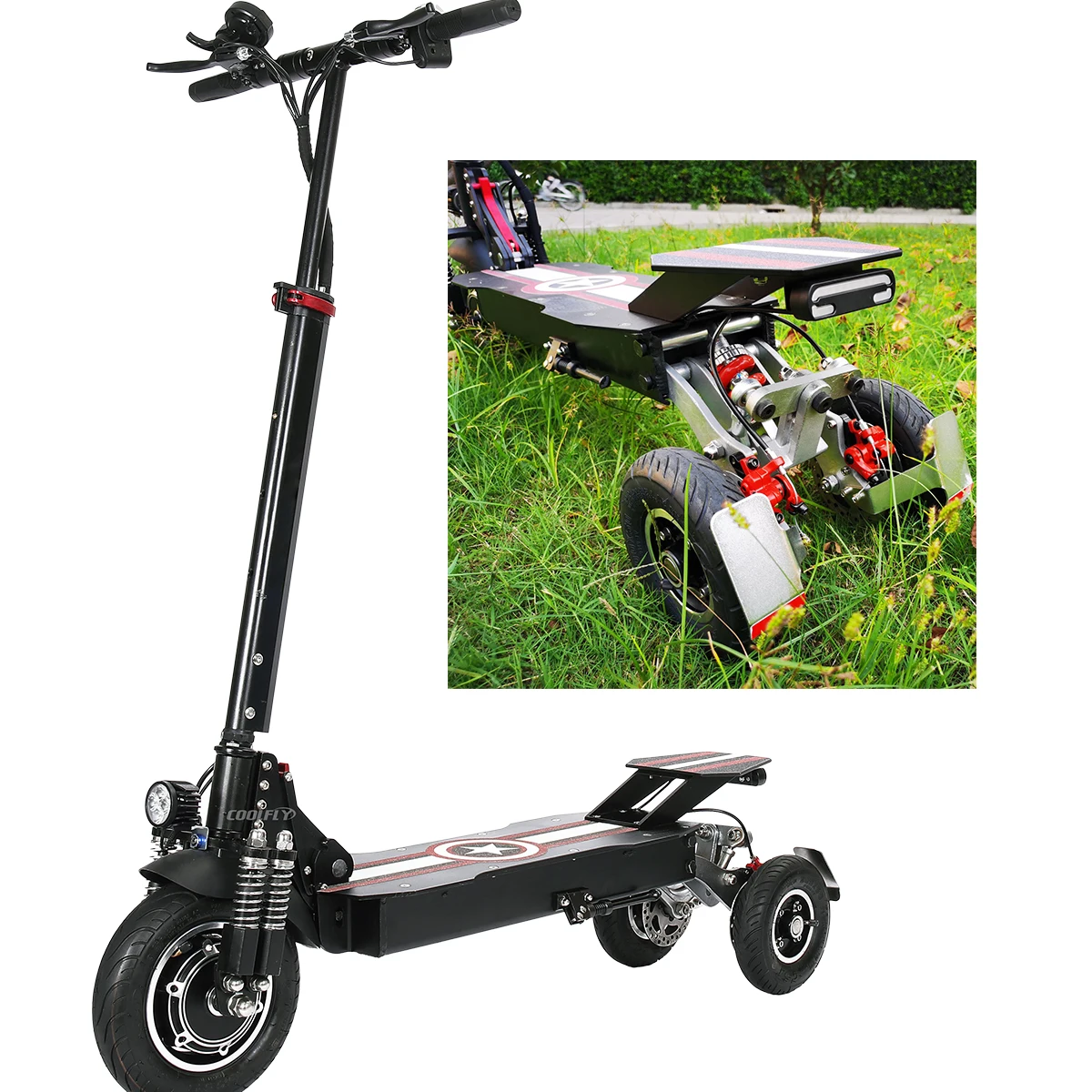 

Long range 48v 800w 1000w single motor electric scooter 3 wheel 10inch foldable electric scooter adult for sale