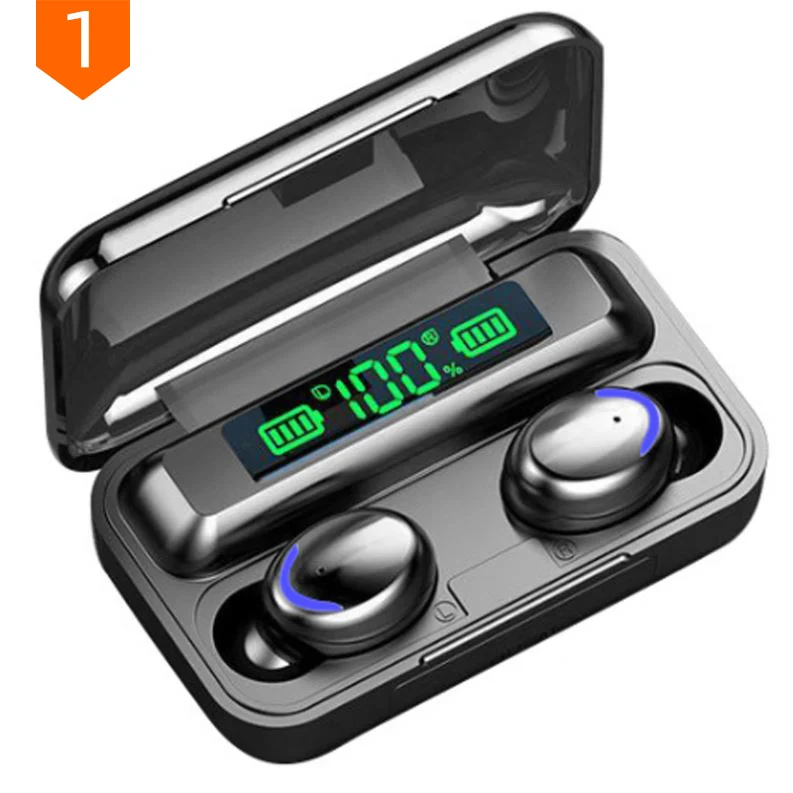 

NEW F9-5 HIFI Stereo Waterproof Wireless Headphone TWS Noise Cancelling Earphone Earbuds In-ear Earphone Wireless F9