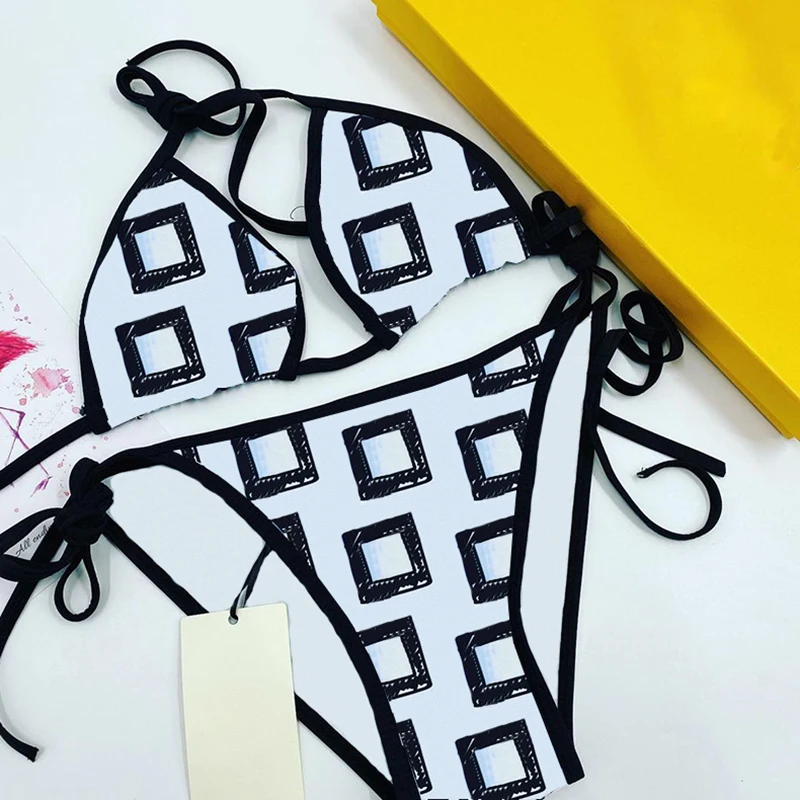 

Letter Printed Bathing Suit 2022 Swimwear Women Sexy Beach Micro Bikini