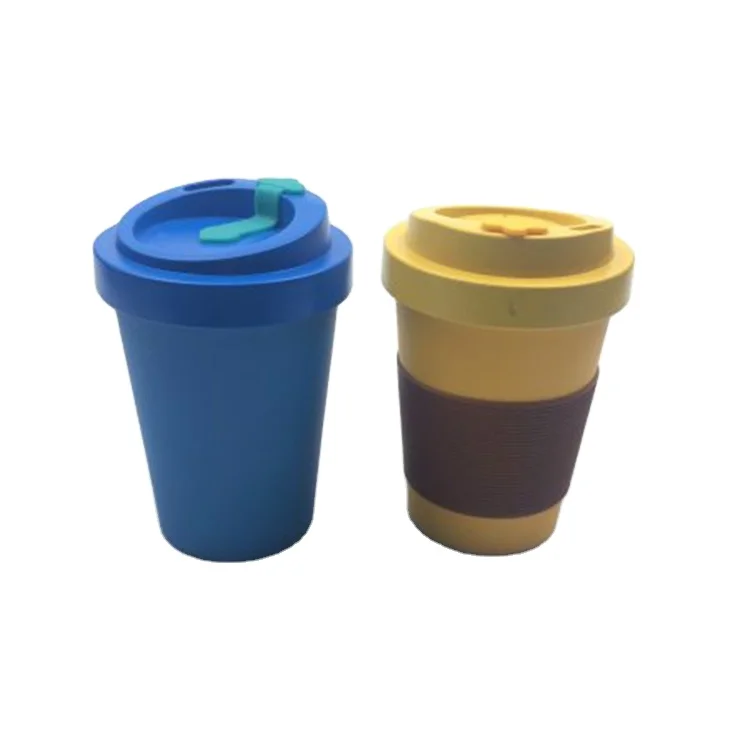 

MIKENDA Biodegradable Bamboo Wheat Straw Coffee Cup Healthy Travel Mug