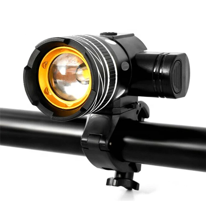 

Mountain Bicycle 1200Mah Front LED Strong Flashlight Accessories USB Bike Light