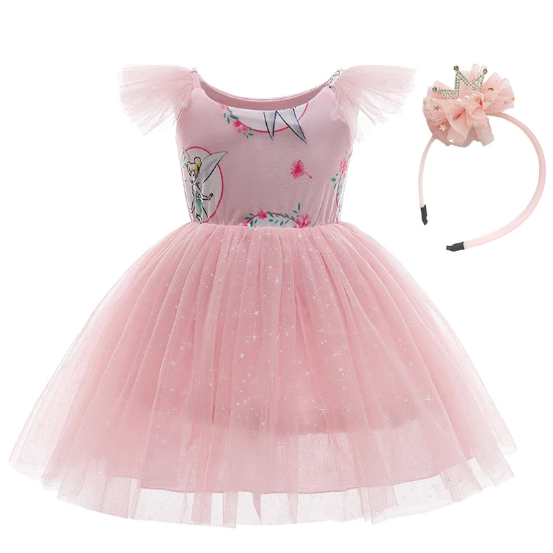 

Summer girls sleeveless mesh girls princess children's dress, Photo
