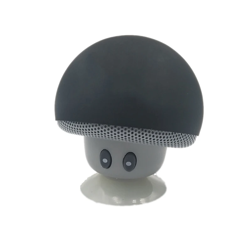 

Cartoon small mushroom head solar powered wireless outdoor speaker portable waterproof outdoor mini speaker