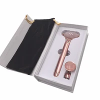 

Hot Selling New Design 2 in 1 Jade Roller Beauty Bar Vibration Energy Beauty Bar Beauty Facial Massager for Firming Face