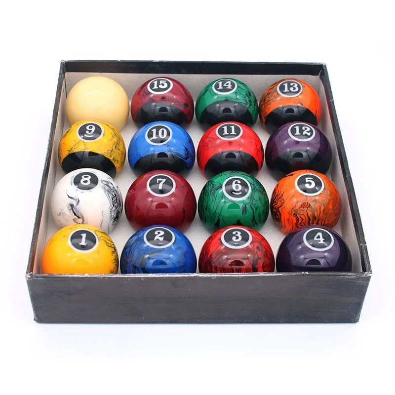 

High Quality Colorful Pool Billiard Ball size 2-1/4 inch for Billiard Pool Table Gym Games, Multi color